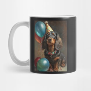 Daschund Dog Birthday Card Mug